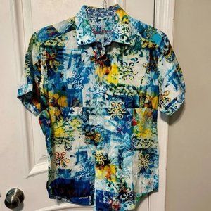 Robert Graham men's short sleeve button-down shirt